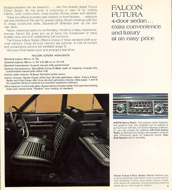 1968 Ford Falcon Brochure Page 8